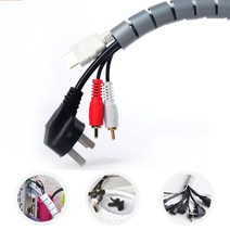 케이블 정리커버 전선정리 매직케이블 컴퓨터 선정리, 22mm (블랙), 3M, 1개
