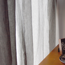 [Z]챠콜 시어 커튼