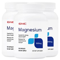 지앤씨 마그네슘 500mg 120캡슐 x3, 단품, 120정