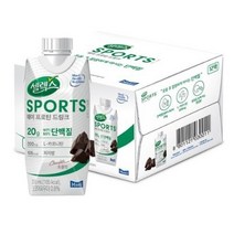셀렉스 스포츠 웨이프로틴 드링크 초콜릿, 330ml, 36개입