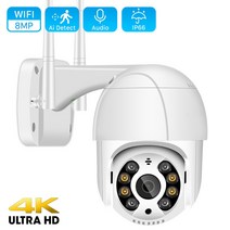 팔로우캠 모션 트래킹 스마트 오토 회전 8mp 4k ptz wifi ip 카메라 클라우드 1080p 4x 디지털 줌 cctv 보안 카메라 야외 ai 인간 감지 자동 추적 111, 8mp sd 카드 없음, 협력사, 우리 플러그