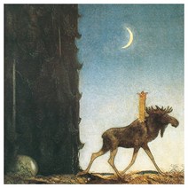 [로씨네]이케아 피에테뤼드 그림 동화2 40x40cm / 인테리어그림 카페레스토랑소품