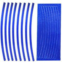 ★LUCKY♡ 바퀴휠 반사스티커 파랑 오토바이스티커 오토바이반사스티커 자전거스티커