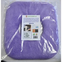 HappyZone 안마 마사지 요가 지압 경락 얼굴보호베게 초극세사 요양원 피부관리시베게 수면도움 라운드형쿠션(3장이상구매시 소프트타월1장증정), 보라, 1장