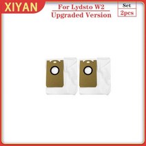 Lydsto W2 로봇 진공 청소기용 먼지 봉투 청소기 예비 부품 교체 액세서리, 2pcs