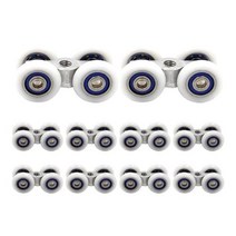 슬라이딩 도어 부품 부자재 슬라이드 문 부속품 작은 샤워 유리 룸 피팅 풀리 휠 롤러