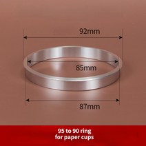 컵실링기 90/95 구경 컵 실러 알루미늄 링 라운드 밀크 티 자동 수동 밀봉 기계 스틸 부품 1 피스, [09] I