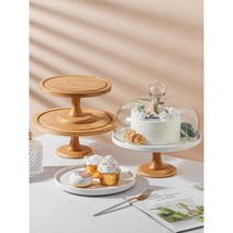 케이크빵 커버글라스우드 보관함푸드아크릴커버음식덮개 홈브런치카페디저트 케이스상자박스