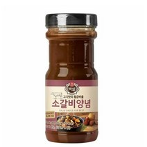 CJ더마켓 저녁 메뉴 즉석 식품 집들이 간편 레시피 밀키트 백설 소갈비양념 LA갈비 돼지 소갈비 한우 갈비찜 양념육 840G, 4개