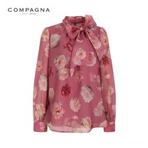 꼼빠니아 꼼빠니아 플라워 프린트 블라우스-CW21RB0103900A