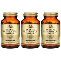 [2+1] Solgar 솔가 달맞이꽃 오일 1300mg 60정 소프트젤 종자유 감마리놀렌산 리놀렌산 달마지꽃 이브닝 프림로즈 Evening Primrose Oil 3개