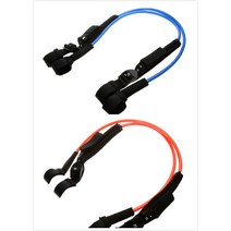 2pcs 블루오렌지 tpu 윈드 서핑 하네스 라인 조절 가능 28-34 인치 수상 스포츠 액세서리, 주황색, 협력사