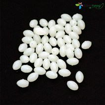 채비용 야광 형광 쿠션고무 DIY용 구슬 채비 오감피싱, 야광 쿠션고무 소(80개입)