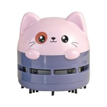 로봇청소기 저렴한로봇 무선물걸레청소기 로봇청소 청소기추천 미니 만화 동물 패턴 충전식, 자주색
