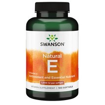 스완슨 내츄럴 비타민 E 1000IU 100정 Swanson Vitamin E