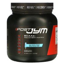 JYM 보충제 Science BCAAs 분지쇄아미노산 Recovery Matrix Blue Artic Freeze 22 oz (630 g) 2팩