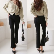 국산 기획 히든밴딩 데미지 블랙 부츠컷 청바지 S-XL 1075