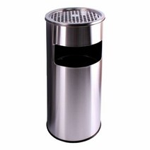 [KT알파쇼핑]키친프리 야외용 휴지통 중(실버)