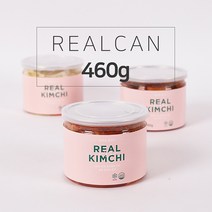 Real 전라도김치 캔김치 모음, 배추김치캔, 460g(작은캔)