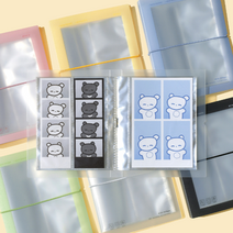 슈비코 인생네컷 앨범 대용량 초음파 사진 하루필름 포토이즘 포토북 포카 보관 선물, 블랙