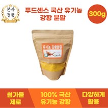 [본사정품] NEW 푸드센스 국산 유기농 강황분말 300g, 1개