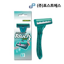 도루코 터치3 고급3중날 면도기 TP-900 1개