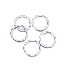 비즈 공예 재료 열쇠 고리 10 개/묶음 25mm 28mm 30mm 분할 링 Diy 쥬얼리 만들기 도매, [02] 28mm x 10pcs, [03] Chroming