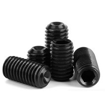 M2 블랙 무두볼트 육각 소켓 20개 DIN916 탄소강 합금강 랜치 스크류 렌치 고정, M2 (20pcs), 8mm