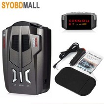 360 도 레이저 프로브 V9 레이더 감지기 지원 X K KA 밴드 경보 시스템 음성 경고 조기 경고 자동차 레이더 자동차 전자