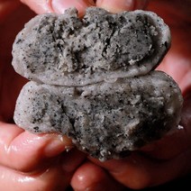 시루조아 [시루원] 밥알식감 흑임자 절구 떡 10개입(500g), 단일옵션