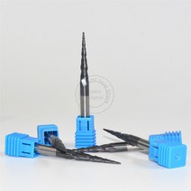 shipping-5PCS r0.5 d6 75l 2f hrc55 텅스텐 솔리드 카바이드 코팅 테이퍼 볼 엔드 밀 및 콘, 한개옵션0