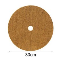 씨거적 볏짚거적 종자거적 식물 화분 겨울 보호 코코넛 뿌리 덮개 디스크 잡초 방제 정원 덩어리 매트 10, 01 베이지_03 25cm