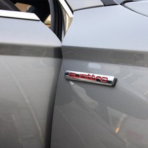 아우디 콰트로 포인트 엠블럼 A3 A4 A5 A6 A7 A8, 01. RED, C TYPE (도마뱀꼬리 S)