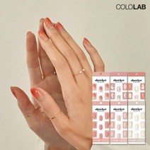 [컬러랩] 쇼커 젤 네일 스트립 솔리드&아트 택1, 컬러랩_쇼커_레드하트