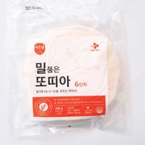 또띠아랩 CJ 이츠웰 밀품은또띠아 6인치 12장, 4팩, 240g