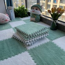 뽀글이 바닥 쿠션매트 유아 놀이방 거실 매트 퍼즐매트 10p, 30x30x1.0cm, 12