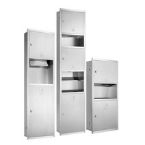 내장형 스테인리스 타월 쓰레기통, 640mm 내장형 쓰레기통