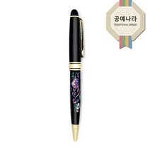 [예원콜렉션] 천연 자개 볼펜 (케이스증정)/ 고급답례품 자개볼펜 나전칠기 자개 소품 한국전통 공예품 기념일 한국기념품 판촉물 선물세트 선물추천, 자개 볼펜 (꽃)