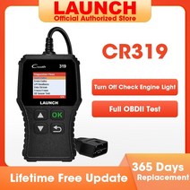 자동차 진단기 발사 x431 creader 319 cr319 자동 코드 리더 obd2 스캐너 전체 obdii eobd 자동차 도구 obd2 진단 도구 전문