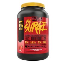 Mutant ISO Surge 분리 유청 단백질 파우더는 빠르게 작용하여 회복 근육 벌크 및 강도 구축 0.7kg(1.5파운드) - 딸기 밀크쉐이크, Strawberry Milkshake, 1.6 Pound (Pack of 1)