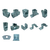 사각 각 파이프 브라켓 조인트 각관 연결 25mm 30mm, 화스너