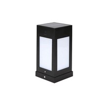 태양광 정원등 가로등 투광기 벽등 폴대 모음, 태양광 LED 카페문주등 연노랑빛(100x100)
