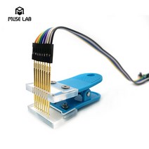 PCB 클립 클램프 고정 장치 금도금 포고 핀 프로브 도구 프로그램 다운로드 번 3P 4P 5P 6P 7P 8P, 05 2.54mm 1x7Pin