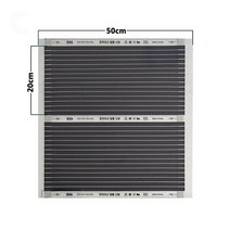 적외선 바닥 난방 필름 220V 전기 시스템 및 부품 50CM 너비 가정용 포일 매트, 1pc 50cmx20cm, 01 1pc 50cmx20cm