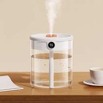가습기초습도표시 초음파 가습기2L 큰 분무량모드 세척편한 무소음, 그린