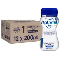Aptamil Profutura First Infant Baby Milk 압타밀 프로푸트라 퍼스트 인팬트 액상분유 0-12개월 200ml 12개입, 1팩