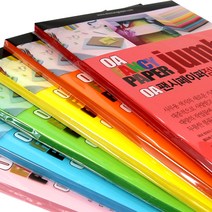 [동화오피스] 두성종이 OA 팬시페이퍼 80g 100매 / A4 색지 용지, P26 백색