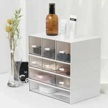 악세사리 양말 속옷 소품 서랍형 정리함 책상 문구 사무용품 화장품 슬라이딩 투명 보관함 택1, C 타입