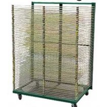 실크인쇄 건조대 종이 판 프린트 진열 켄트지 철 수납랙, 13단 (층 하중 5-7kg)