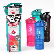 락앤락 쉐이크잇 스포츠 보틀 600ml [HAP945] 보충제 컨테이너 쉐이크 헬스물병, 01.블랙